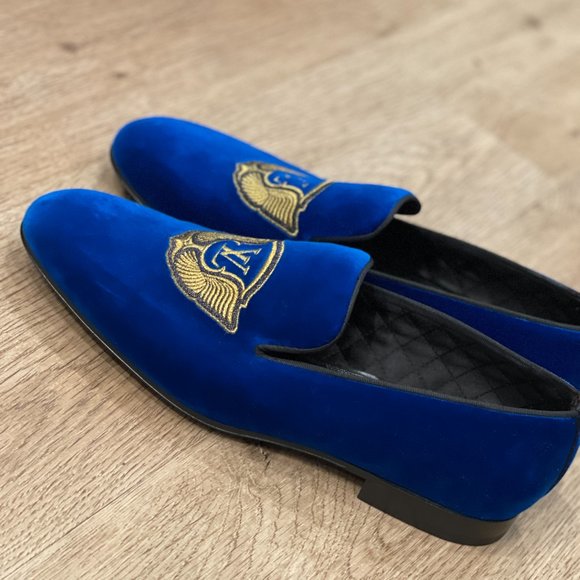 Louis Vuitton Auteuil Loafer Velvet Dress Shoe Size 9